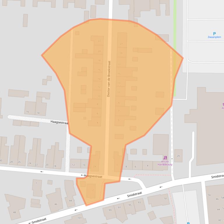 Kaart van postcodegebied 5431TT.