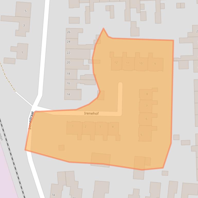 Kaart van postcodegebied 5431TV.