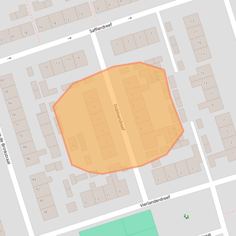 Kaart van postcodegebied 5431VA.