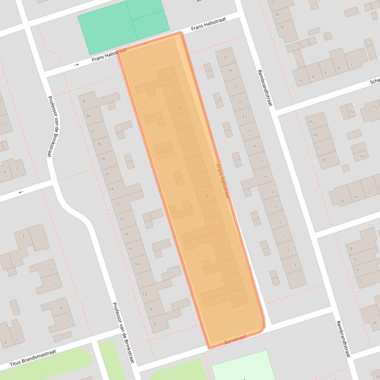 Kaart van postcodegebied 5431VB.