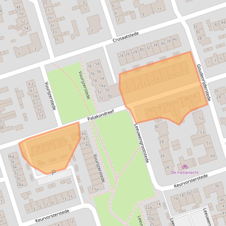 Kaart van postcodegebied 5431XM.