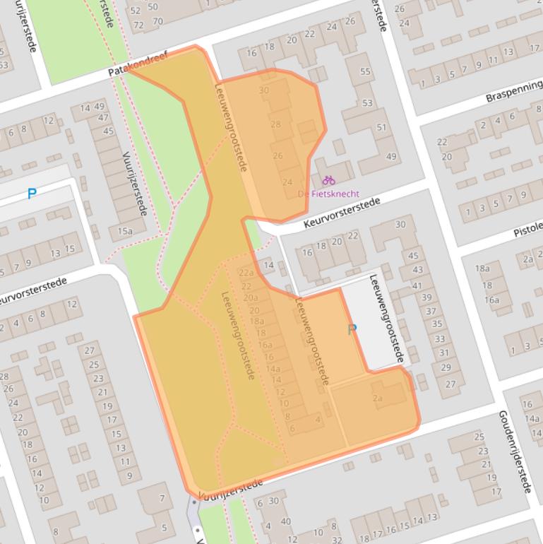 Kaart van postcodegebied 5431XS.