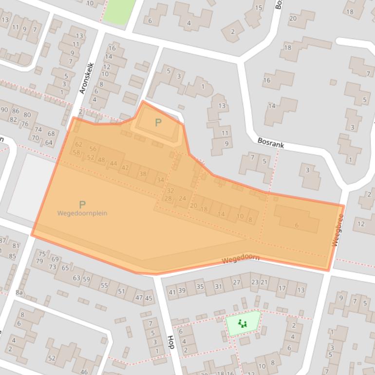 Kaart van postcodegebied 5432EA.