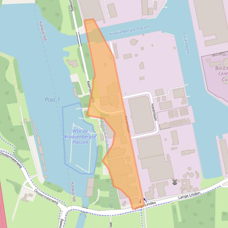 Kaart van postcodegebied 5433NK.