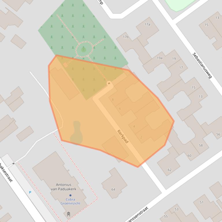 Kaart van postcodegebied 5434LK.