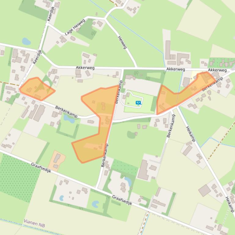 Kaart van postcodegebied 5434PD.