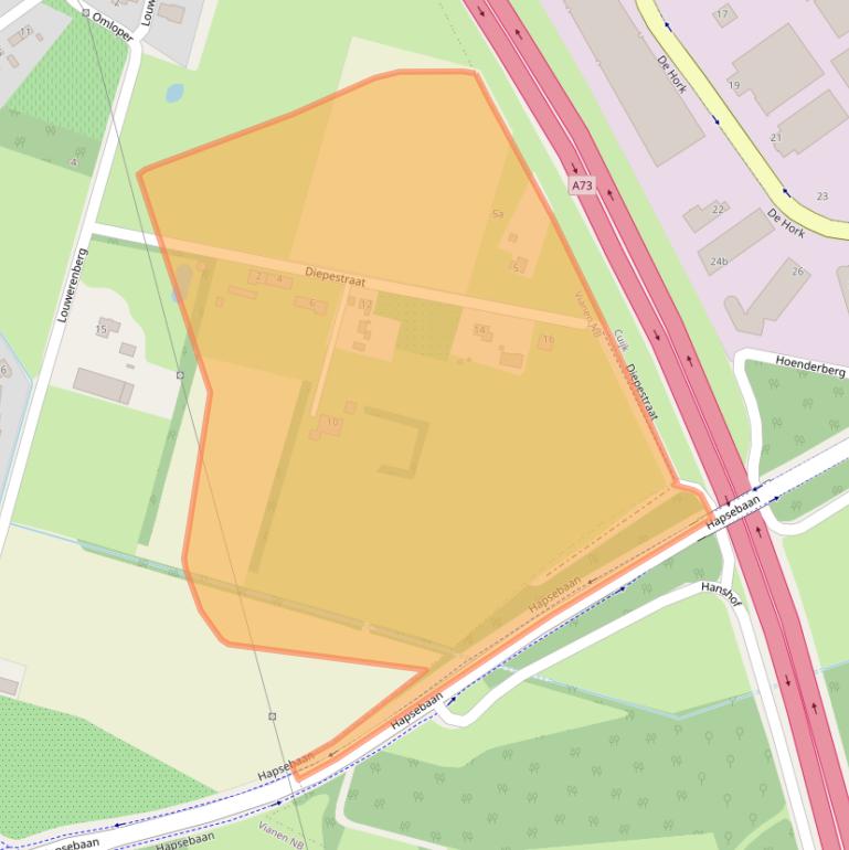 Kaart van postcodegebied 5434SC.