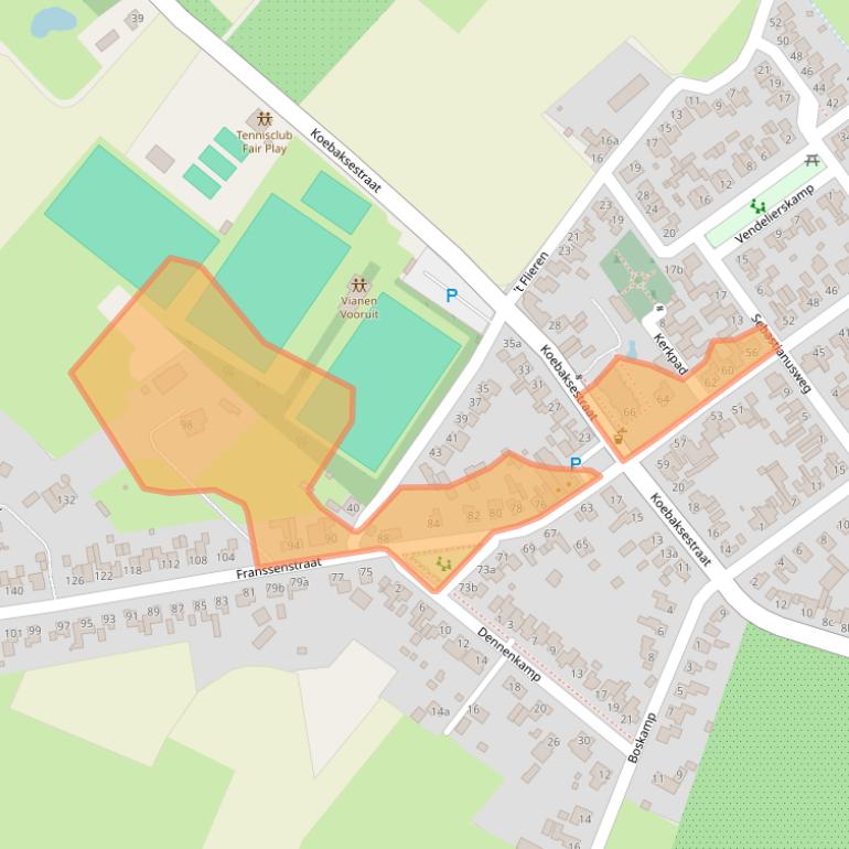 Kaart van postcodegebied 5434SJ.