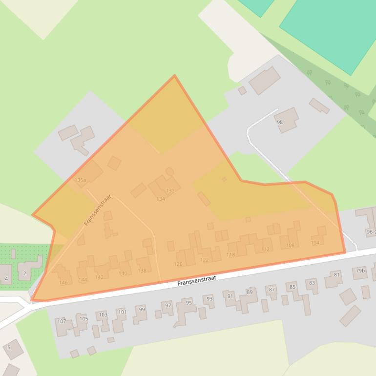 Kaart van postcodegebied 5434SK.