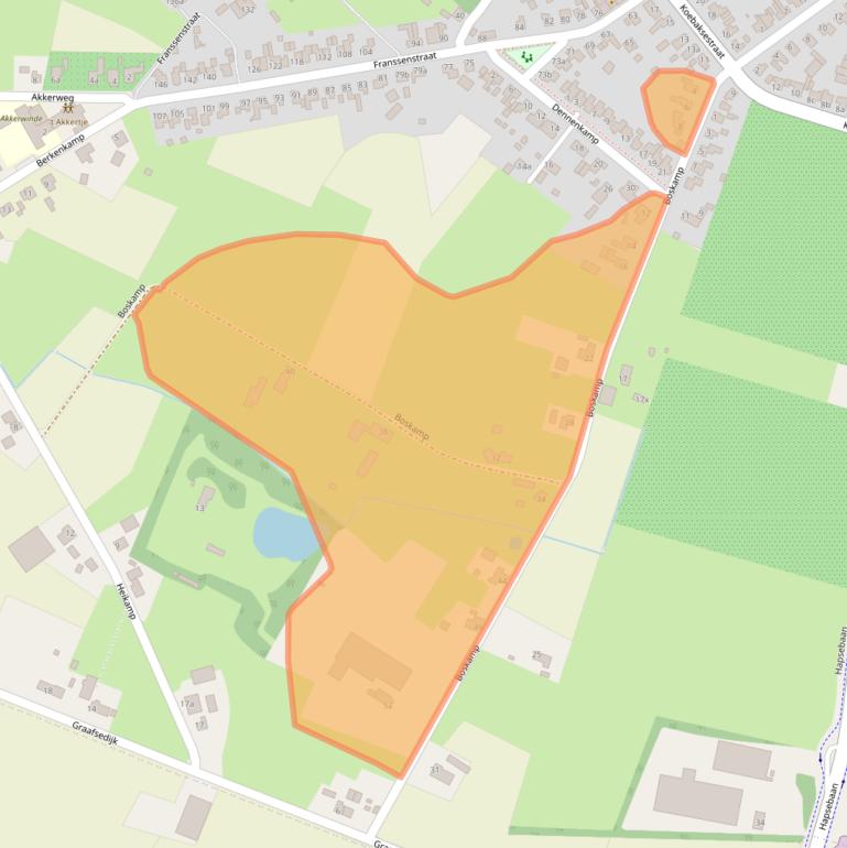 Kaart van postcodegebied 5434SX.