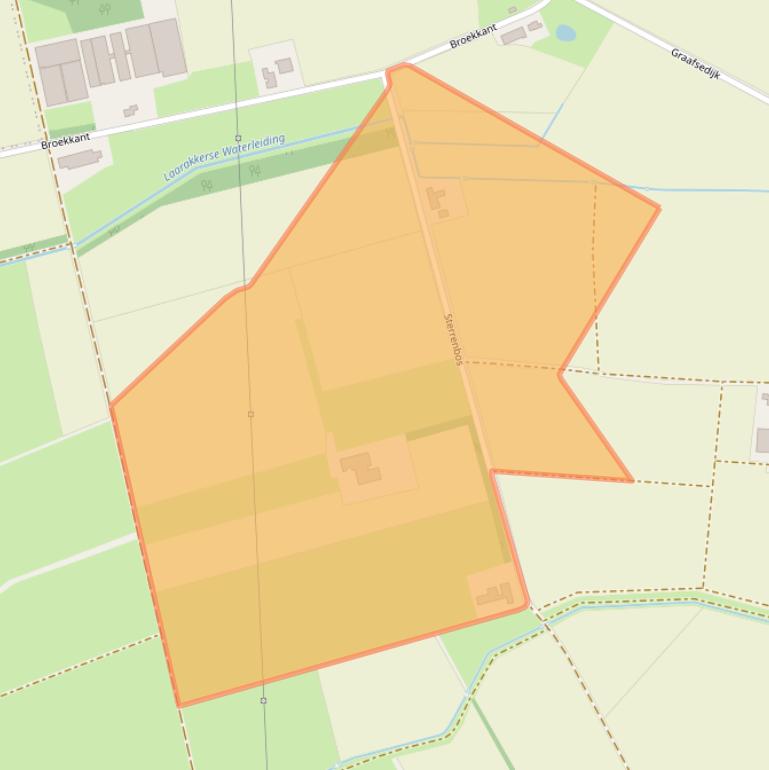 Kaart van postcodegebied 5437NE.