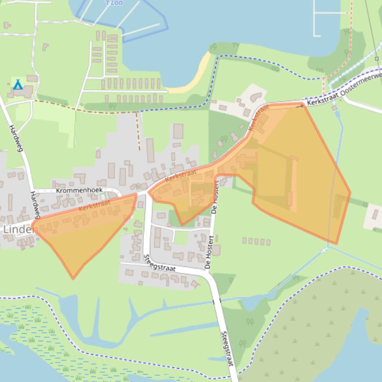 Kaart van postcodegebied 5439ND.