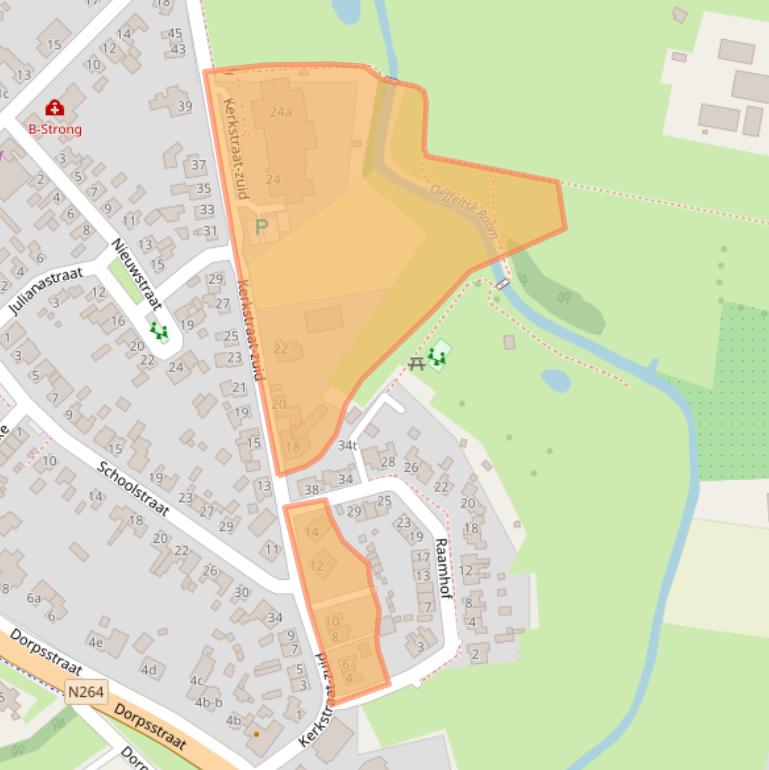 Kaart van postcodegebied 5441AK.