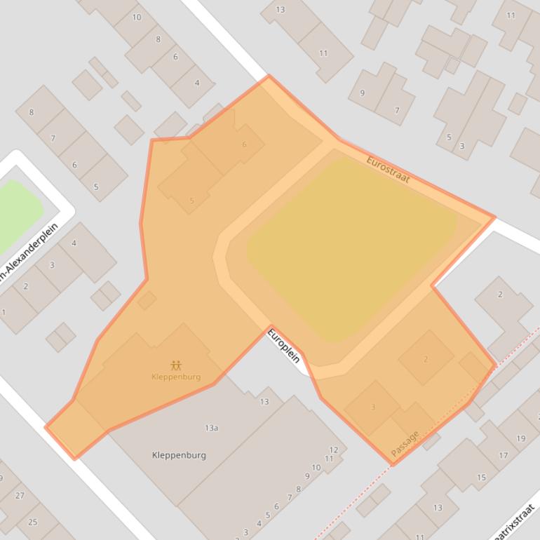 Kaart van postcodegebied 5441BK.