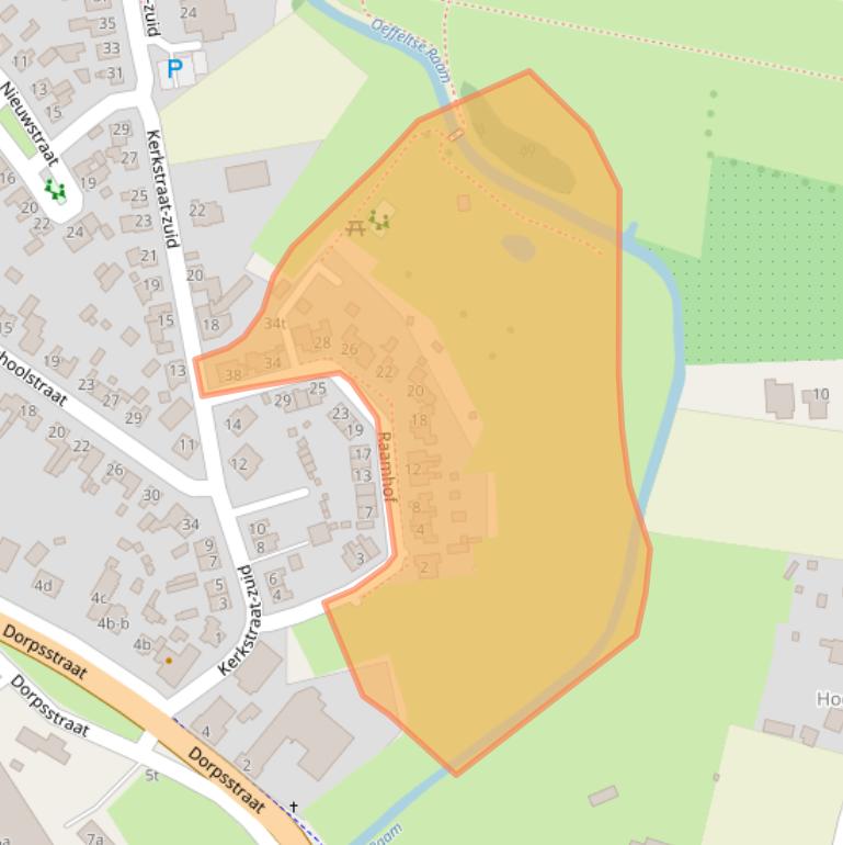 Kaart van postcodegebied 5441BR.