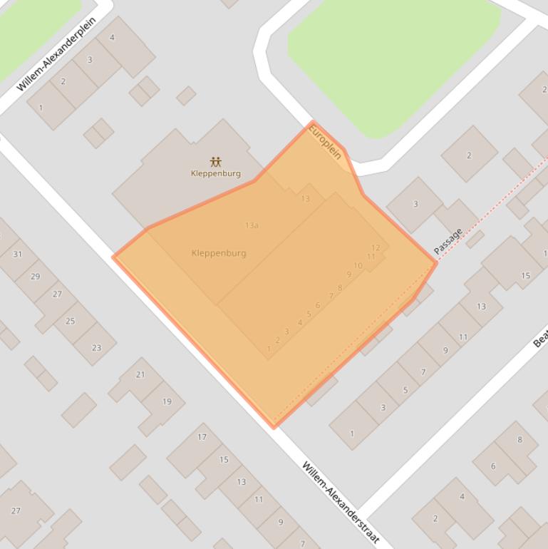 Kaart van postcodegebied 5441BS.