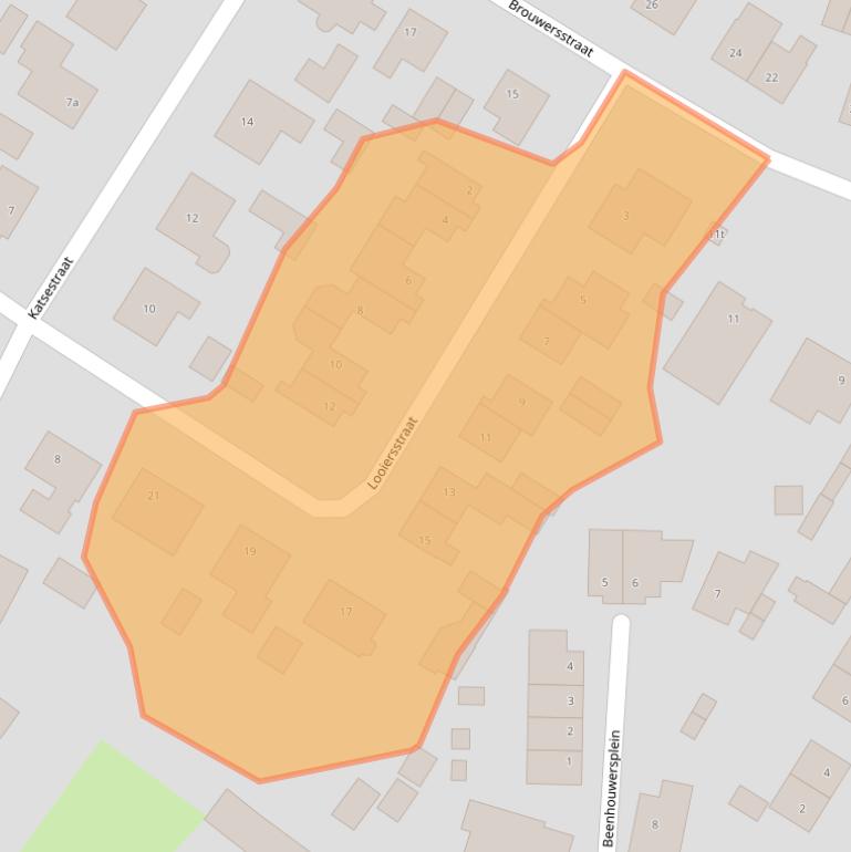 Kaart van postcodegebied 5441XM.