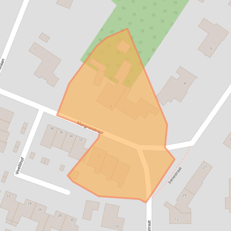 Kaart van postcodegebied 5443BA.