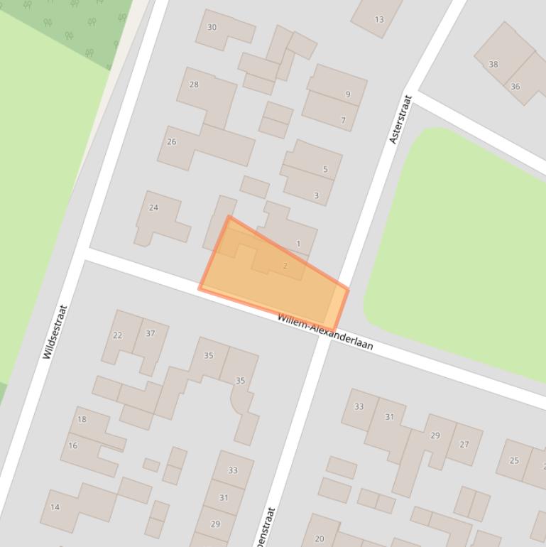 Kaart van postcodegebied 5443BZ.