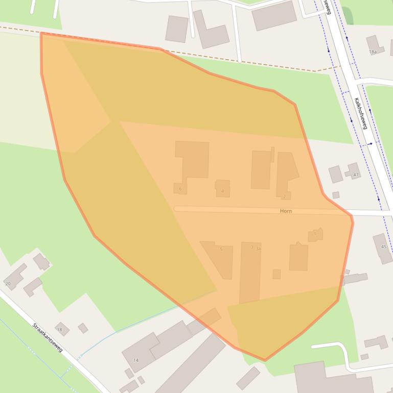 Kaart van postcodegebied 5443MA.