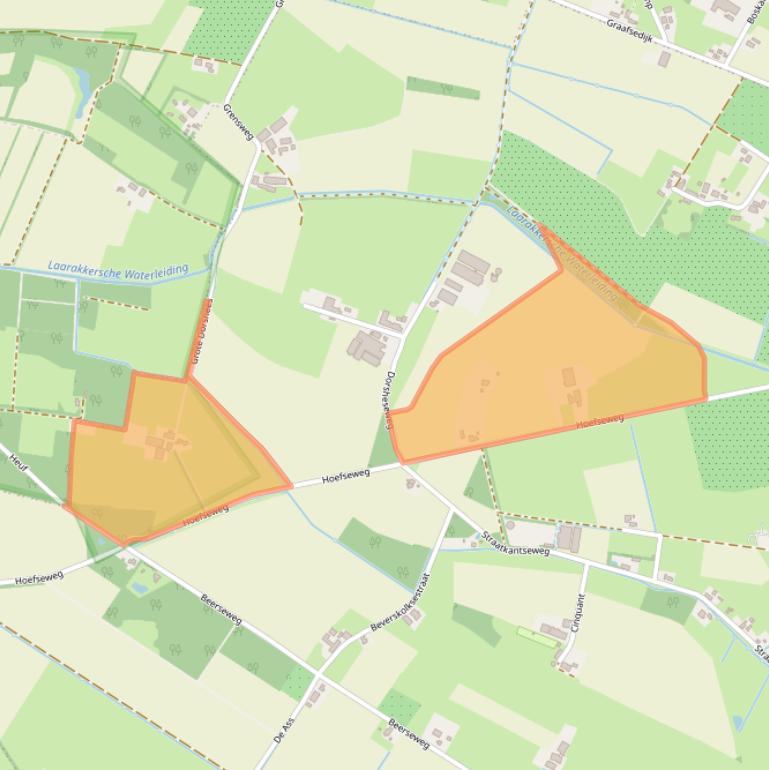 Kaart van postcodegebied 5443NP.