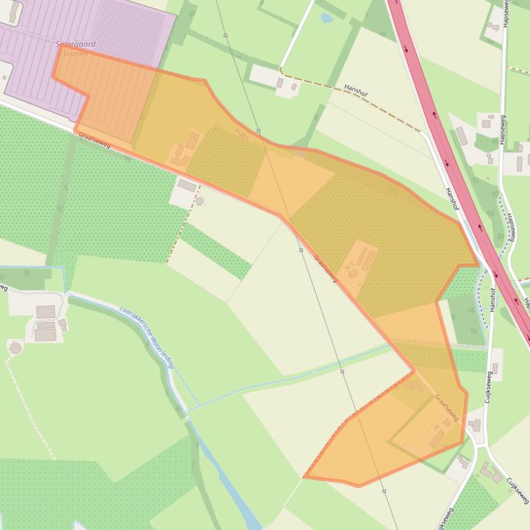 Kaart van postcodegebied 5443PB.