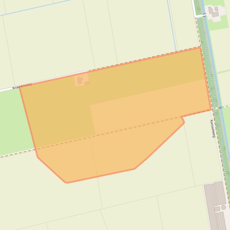 Kaart van postcodegebied 5445PC.