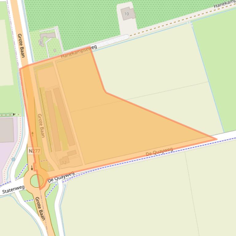 Kaart van postcodegebied 5445PD.