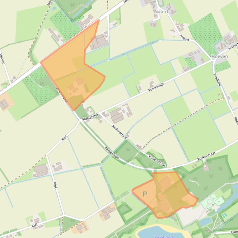 Kaart van postcodegebied 5446PC.