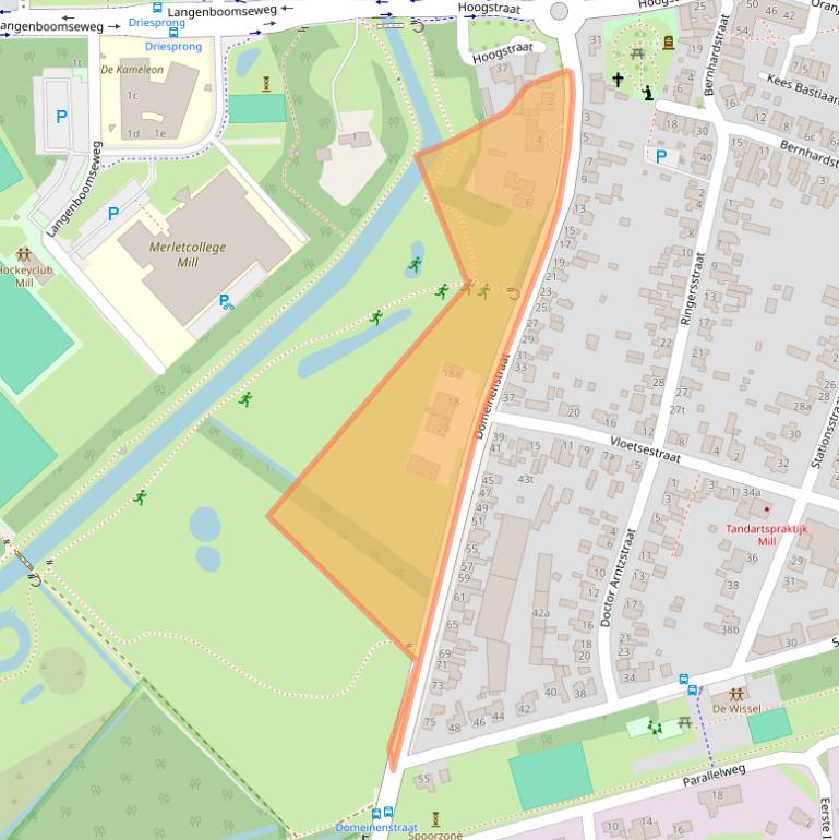 Kaart van postcodegebied 5451AG.