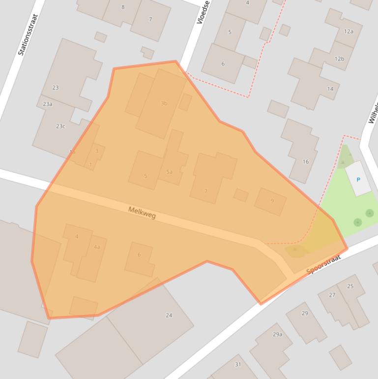 Kaart van postcodegebied 5451AP.