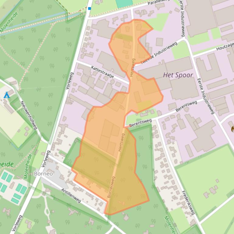 Kaart van postcodegebied 5451GS.