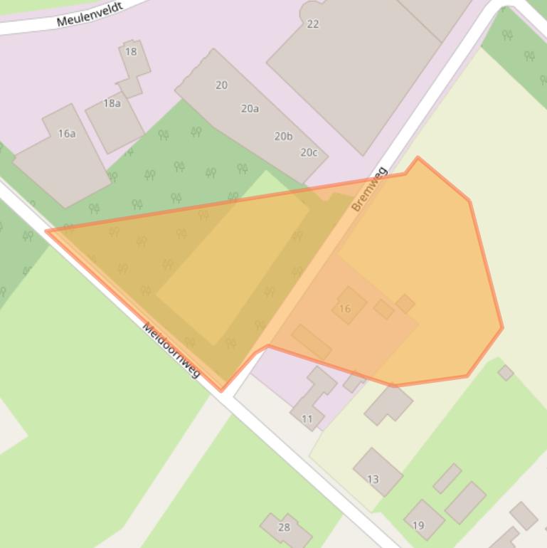 Kaart van postcodegebied 5451HH.