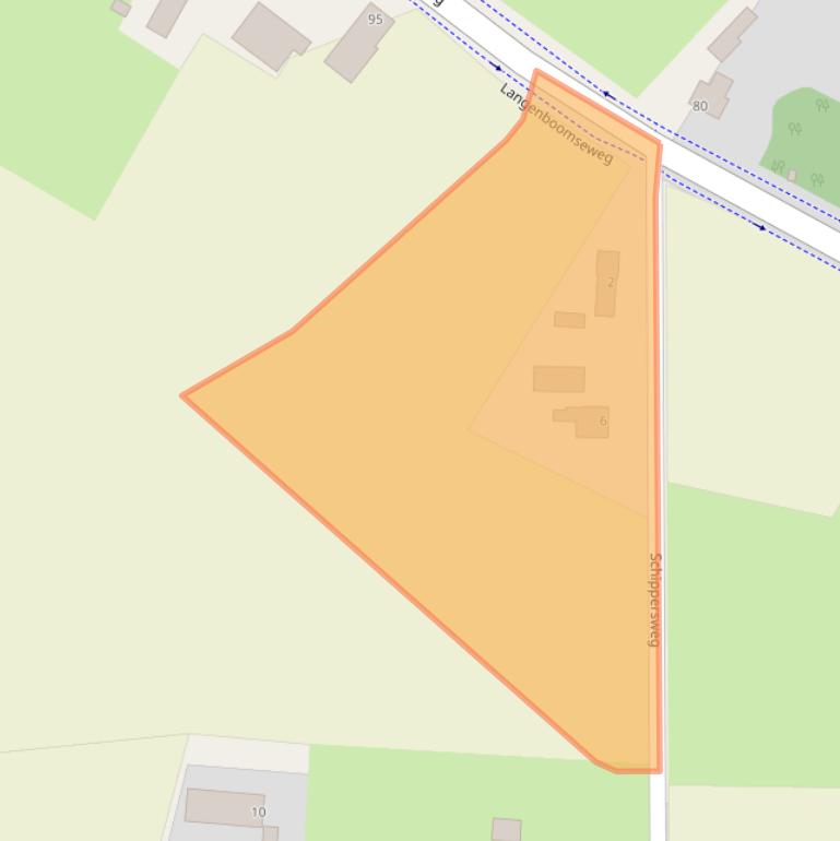 Kaart van postcodegebied 5451JB.