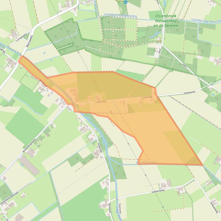Kaart van postcodegebied 5451NP.