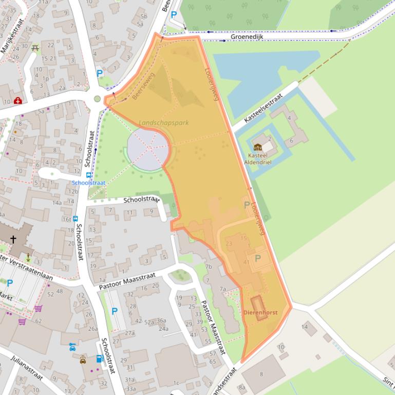 Kaart van postcodegebied 5451NX.
