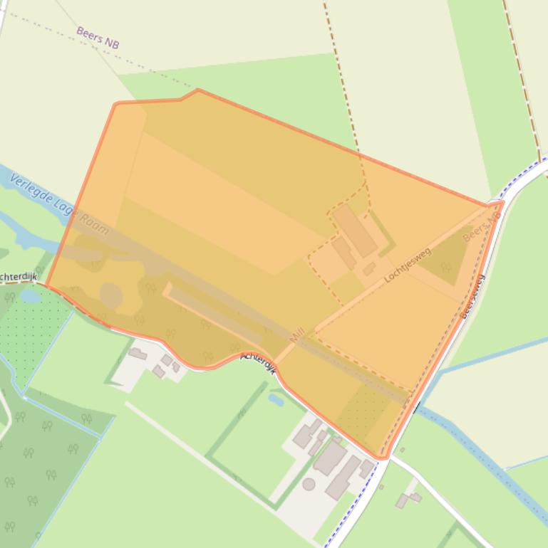 Kaart van postcodegebied 5451PC.