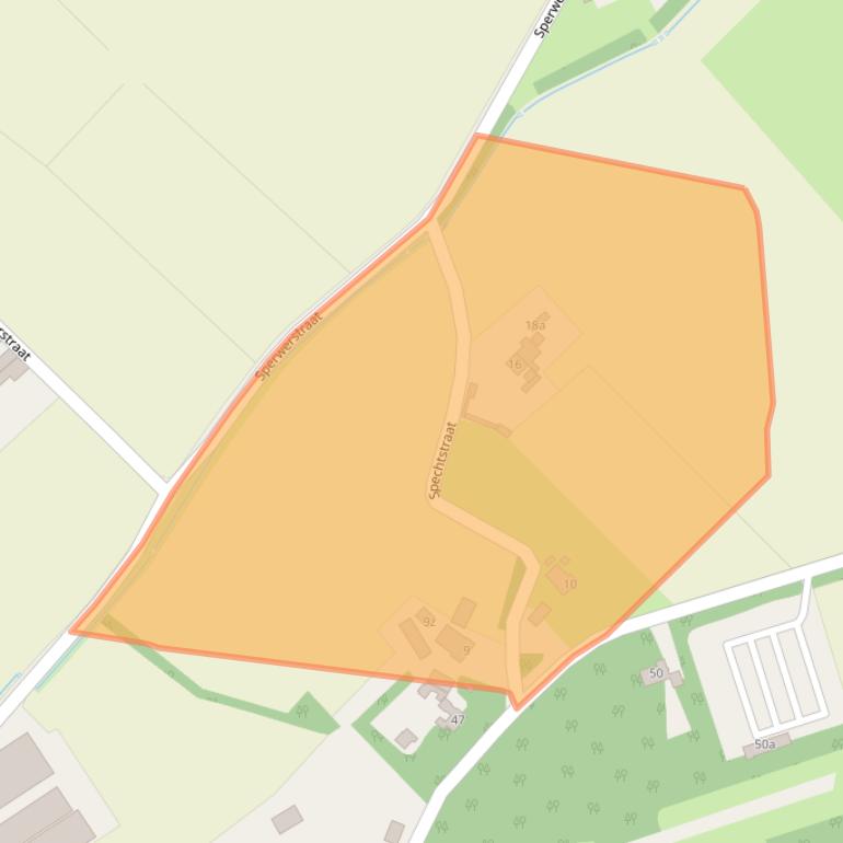 Kaart van postcodegebied 5451PS.