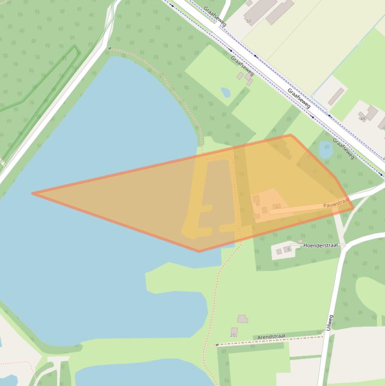 Kaart van postcodegebied 5451PZ.