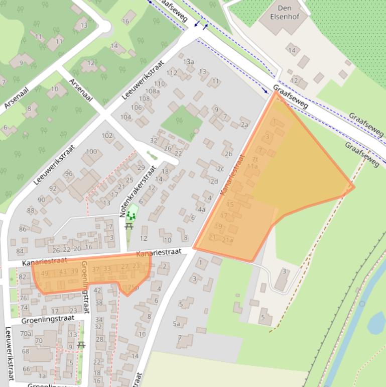 Kaart van postcodegebied 5451VK.