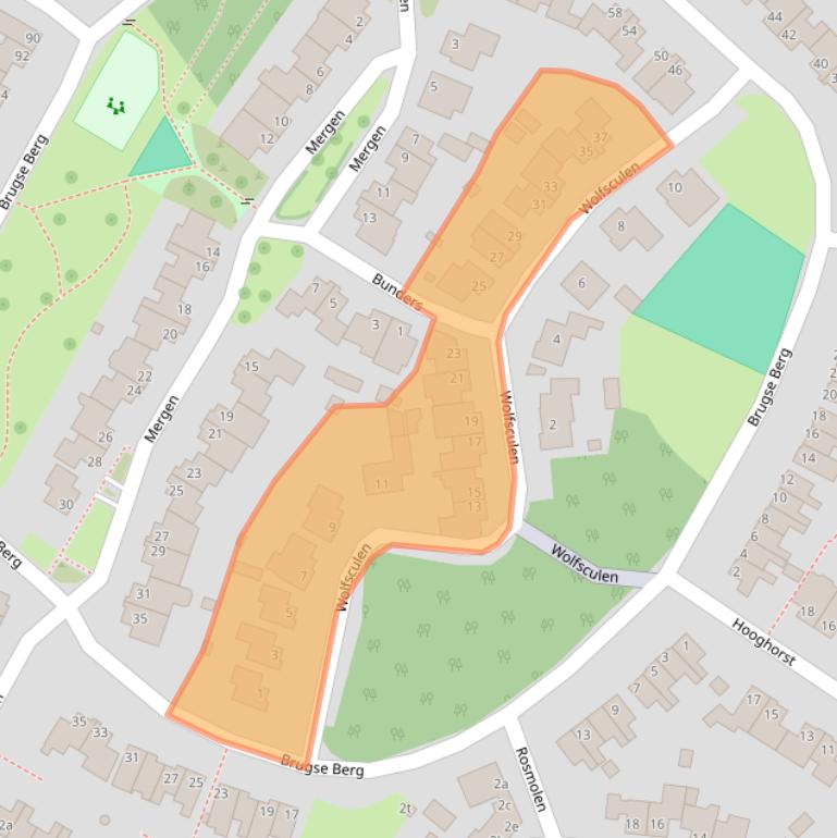 Kaart van postcodegebied 5451WR.