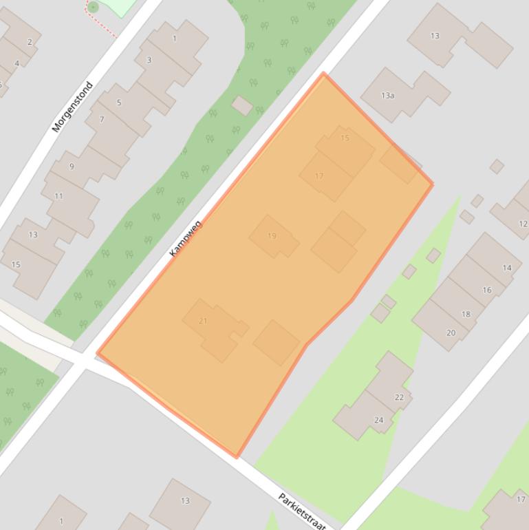 Kaart van postcodegebied 5451XC.