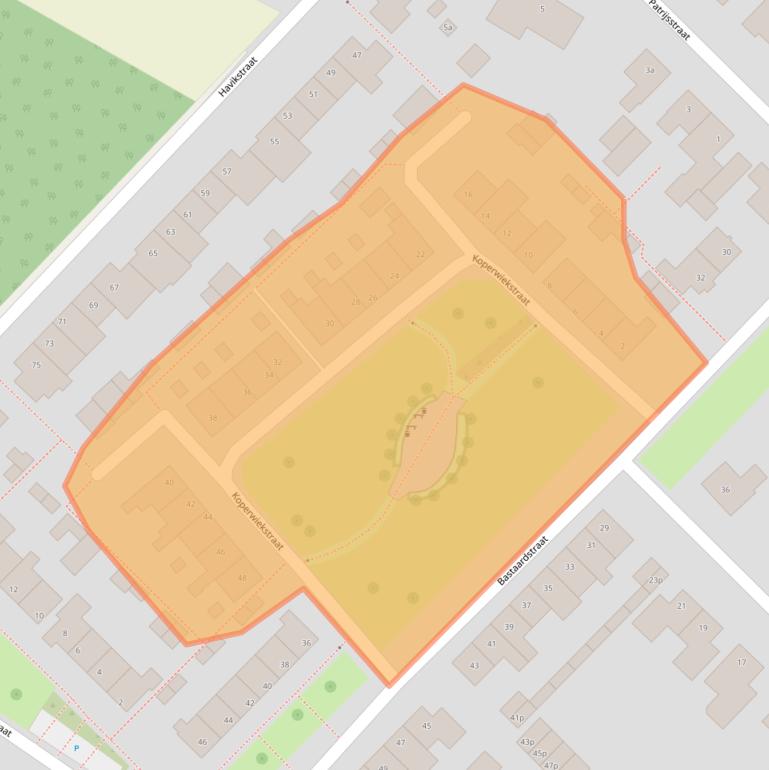 Kaart van postcodegebied 5451XN.