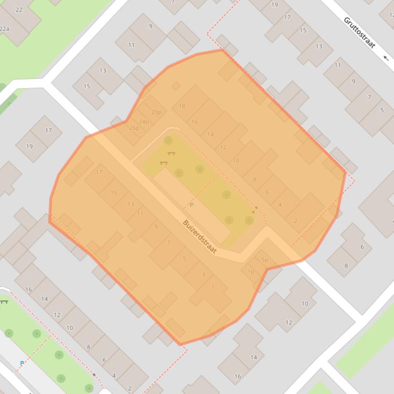 Kaart van postcodegebied 5451XX.