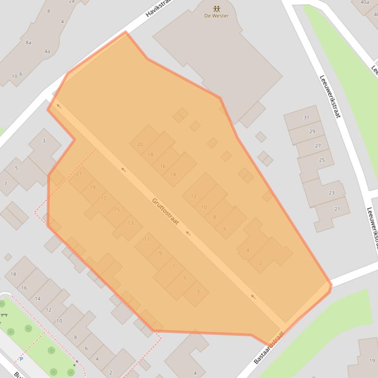 Kaart van postcodegebied 5451XZ.