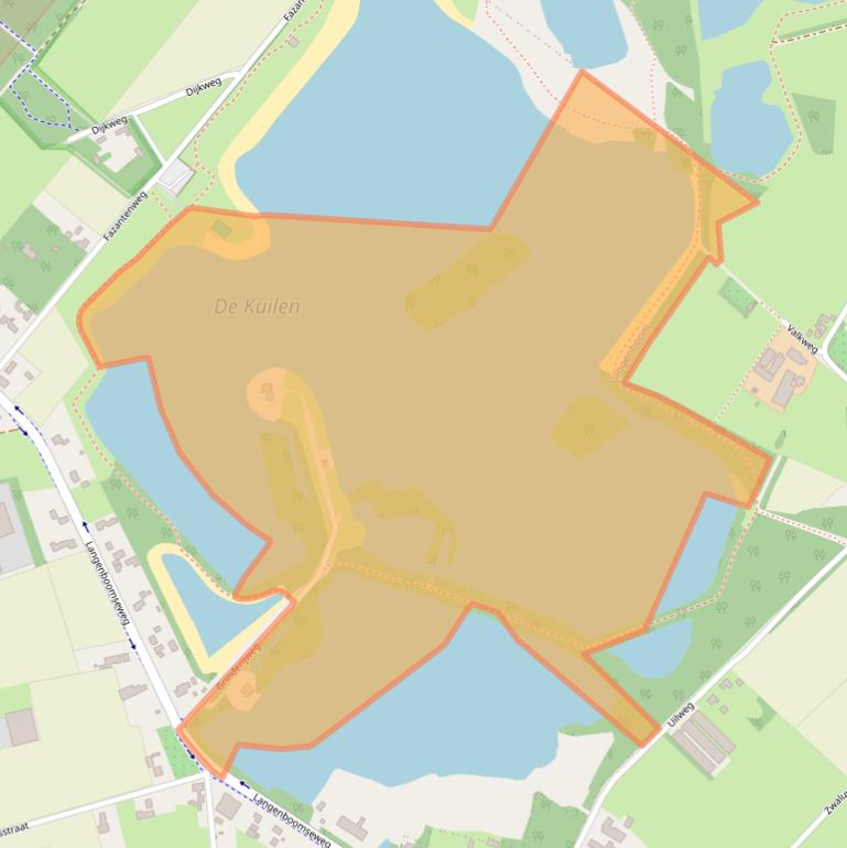 Kaart van postcodegebied 5453HW.