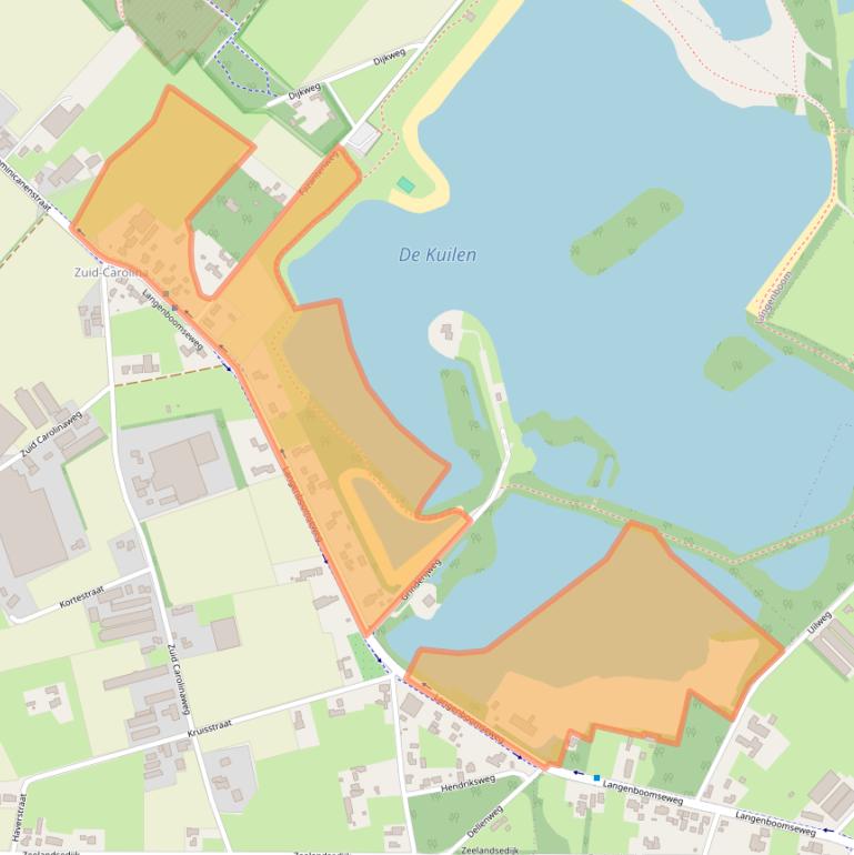 Kaart van postcodegebied 5453JD.