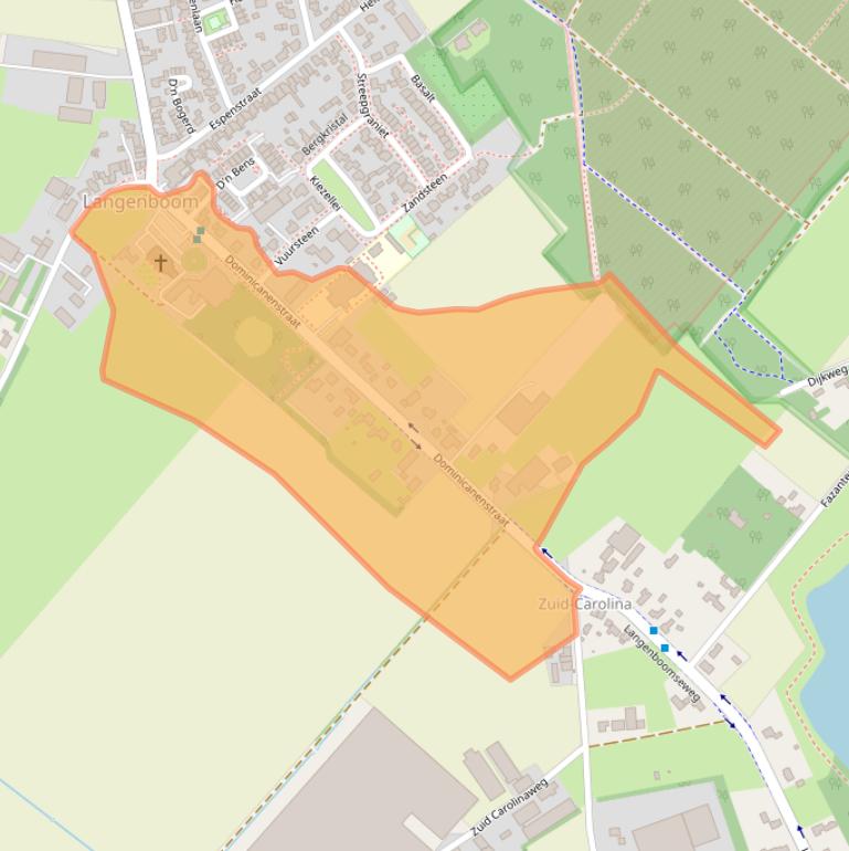 Kaart van postcodegebied 5453JN.