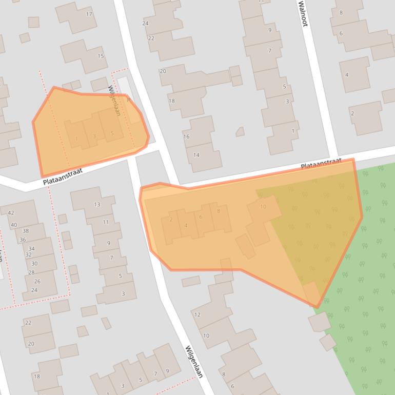 Kaart van postcodegebied 5453LC.