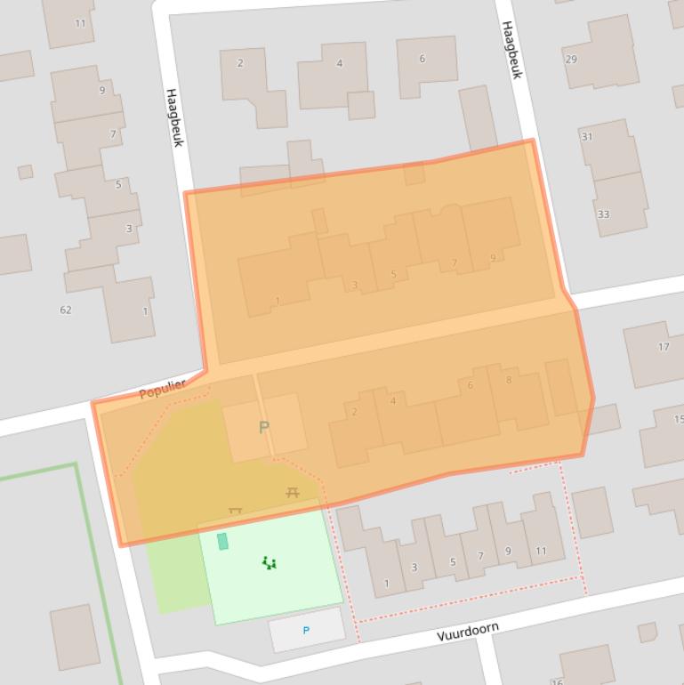 Kaart van postcodegebied 5453LK.